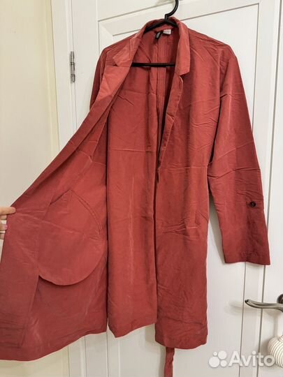 Легкий плащ тренч H&M размер L