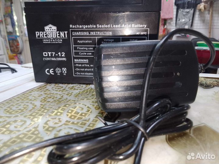 Акумулятор для детской машинки