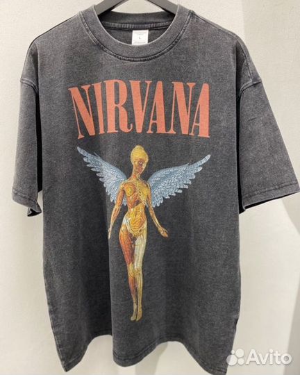 Футболка nirvana унисекс