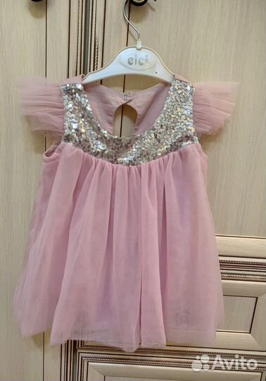 Платье боди для девочки 80-86