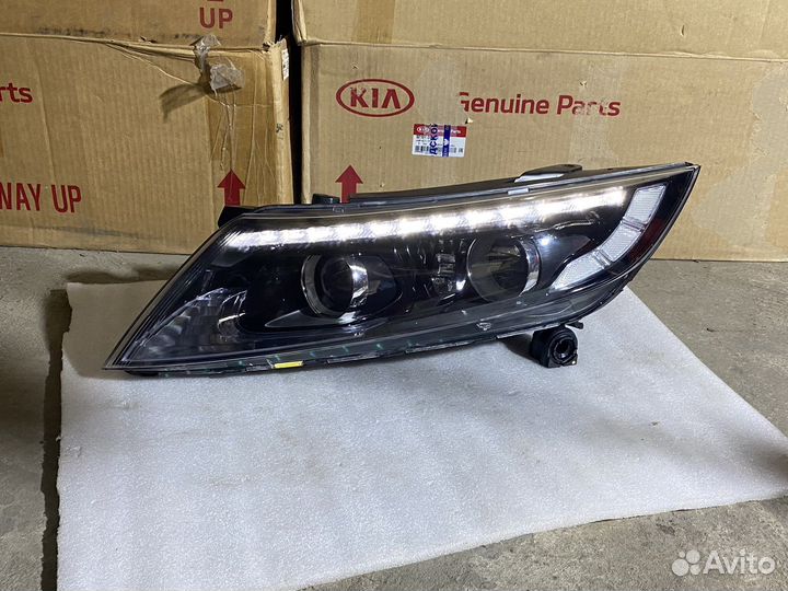 Фара KIA Optima 3 рестайлинг LED дхо