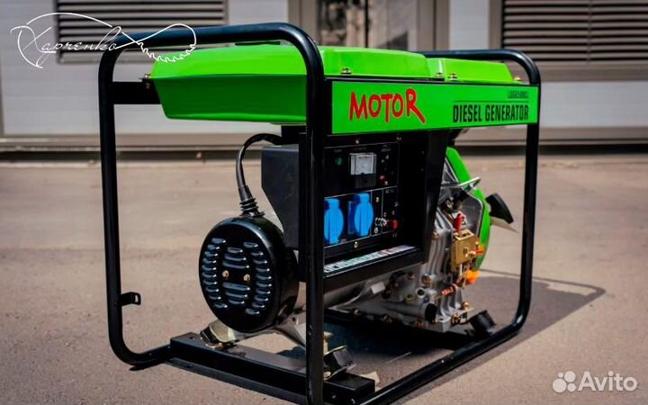 Дизельный генератор 6 кВт Motor