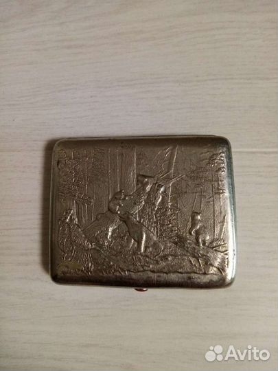 Портсигар, СССР, латунь