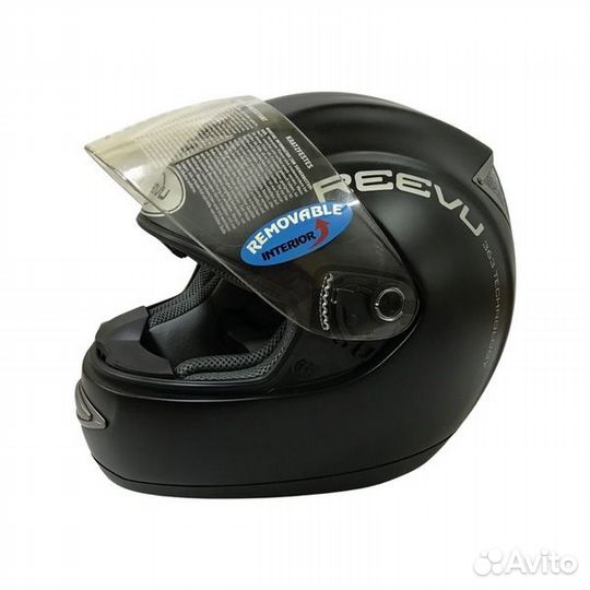 Шлем reevu MSX1 Rear View XXL черный