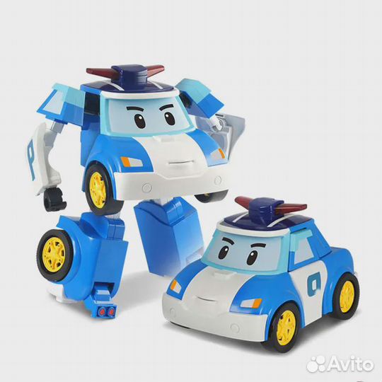 Robocar poli Трансформер Поли 7.5 см Оригинал