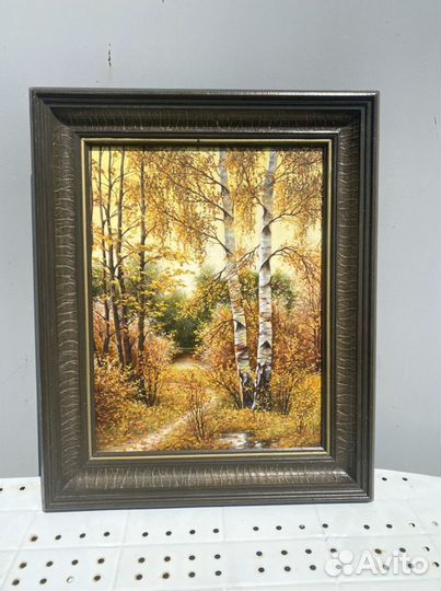Картина золотые березки