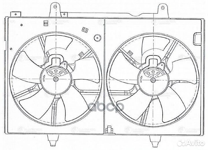 Вентилятор радиатора охлаждения nissan murano