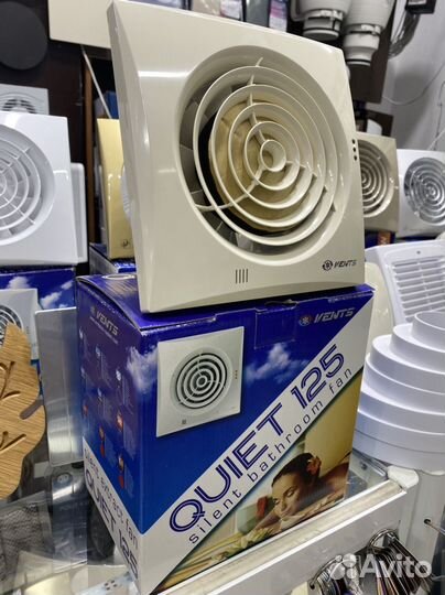 Вентилятор вытяжной вентс квайта 125с, кость