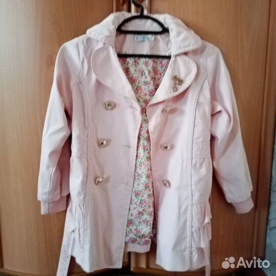 Плащ ветровка для девочки
