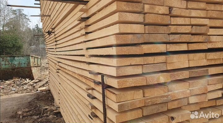 Доска обрезная 25х150 мм с доставкой