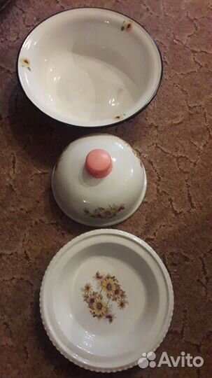 Блюдо с крышкой для горячего, миска