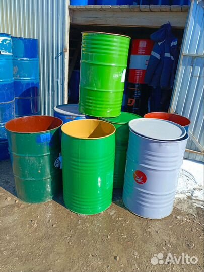 Бочки металлические 220л в ассортименте