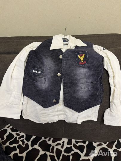 Школьный костюм для мальчика на 6 лет, рост 116