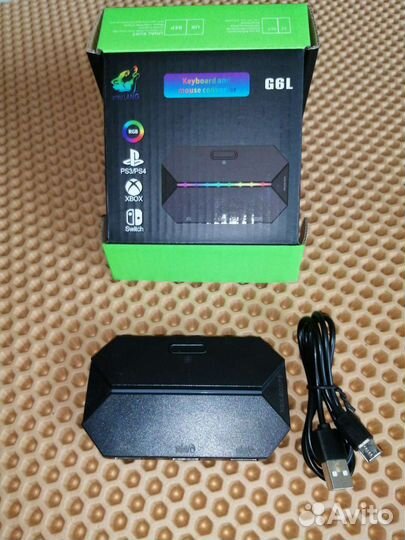 Rgb Клавиатура,мышь и адаптер X BOX, Ps4-5 и др