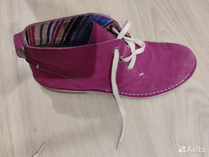 Ботинки женские натуральная замша