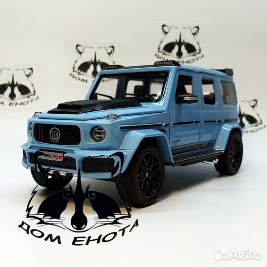 Машинка Mercedes G-klass brabus модель метал 1:24
