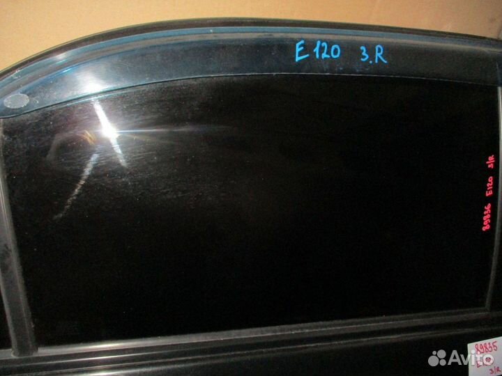 Стекло двери задней правой Toyota Corolla (E120)