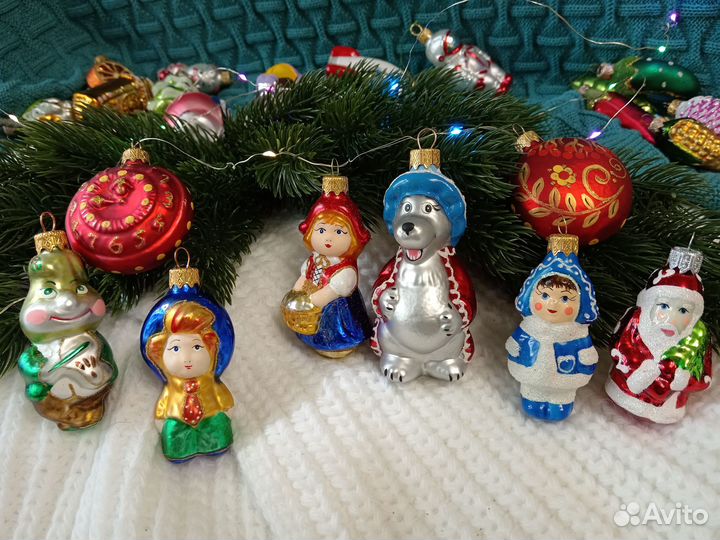 Елочные игрушки Стекло