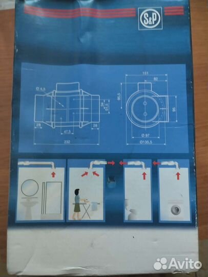 Вентилятор TD—160/100 N silent