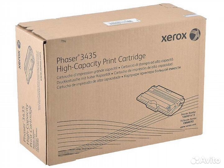 Картридж 106R01415 для Xerox Phaser 3435 оригинал