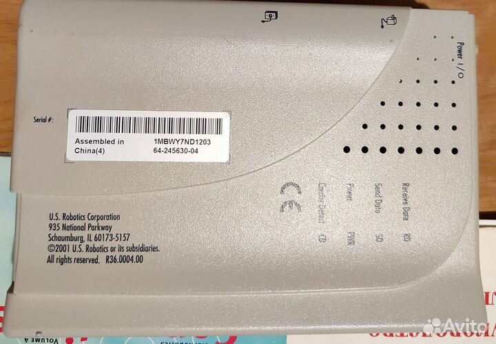 56к Faxmodem Внешний факс-модем