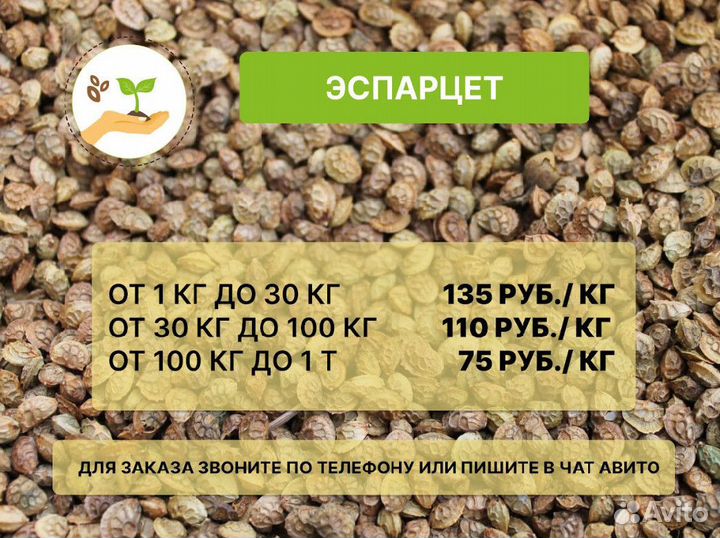 Семена эспарцета