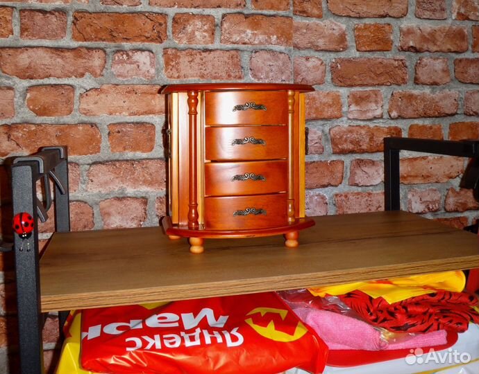 Шкатулка ювелирная большая антикварный стиль