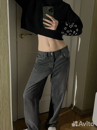 Джинсы широкие