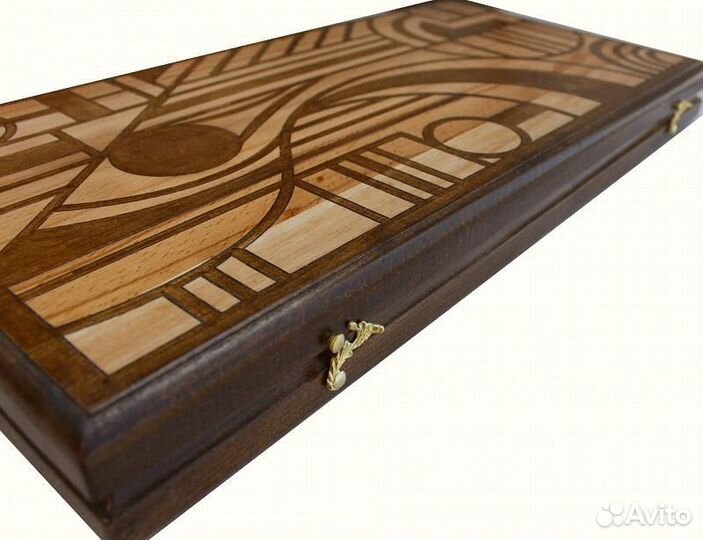 Нарды и шашки резные Витраж 62 х 62 см Бук Армения 62565