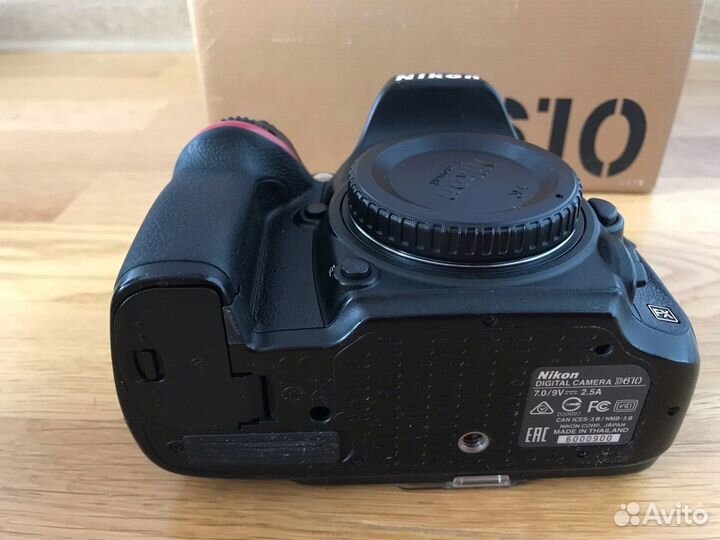 Nikon D610 body (пробег 15 тыс.кадров)