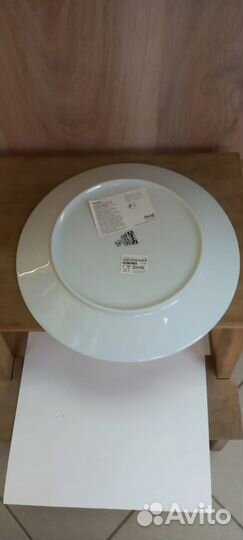 Тарелка белая IKEA