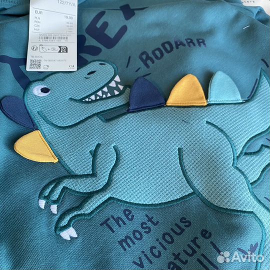 Толстовка теплые с начесом c&a 122