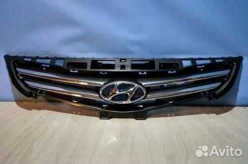 Решетка радиатора на hyundai solaris 1 рестайлинг