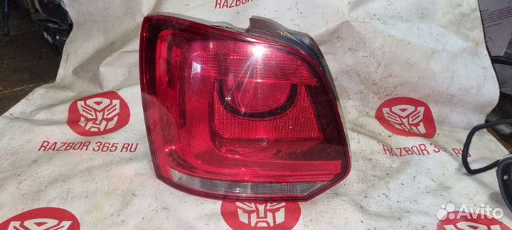 Фонарь задний левый Volkswagen Polo 5 2012