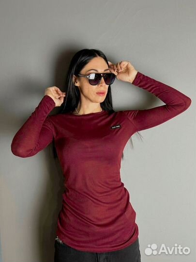 Miumiu лонгслив