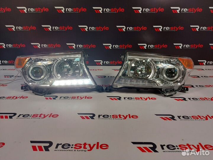 Фары Toyota Land Cruiser 200 12-15г Светлые