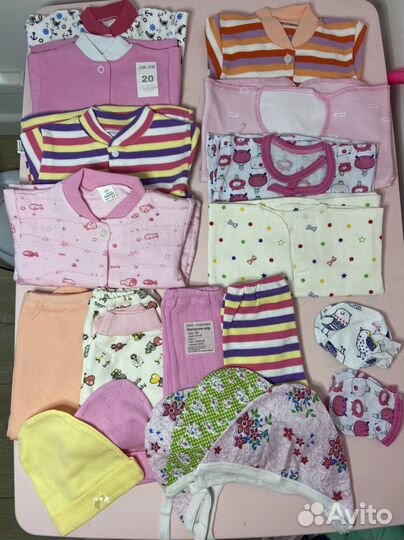 Пакетом новые вещи 56-62р
