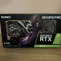 Видеокарта palit rtx 3070