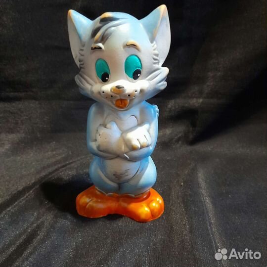 Редкая резиновая игрушка Кот из дисней