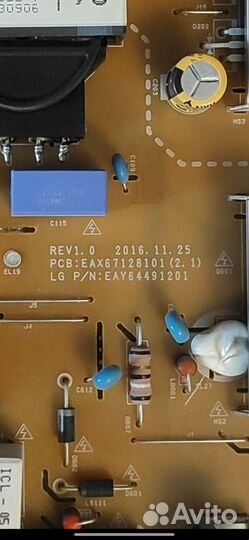 Плата питания для телевизоров lg EAX67128101