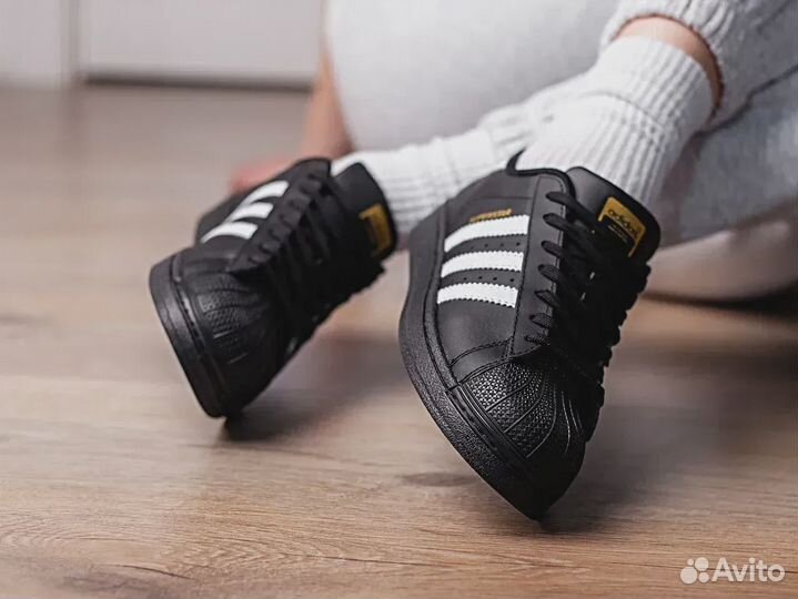 Adidas Superstar Toddler Black White