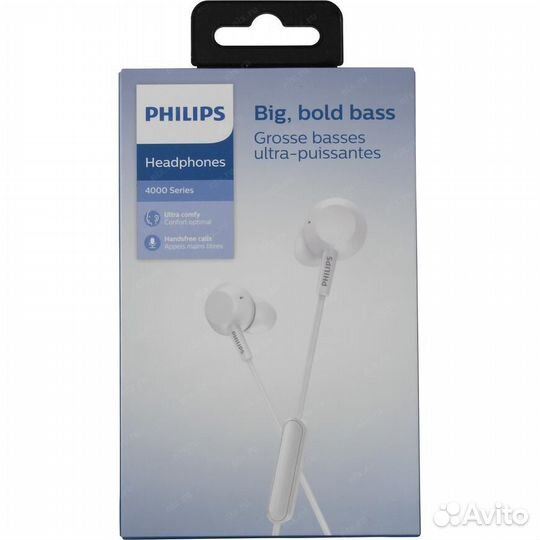 Наушники Philips TAE4105WT/00