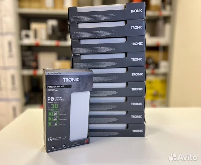 Tronic Powerbank, 20000 mAh White