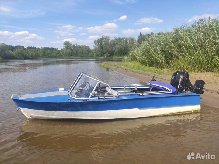 Лодка мкм с мотором suzuki DF 9.9 BS (20) + прицеп