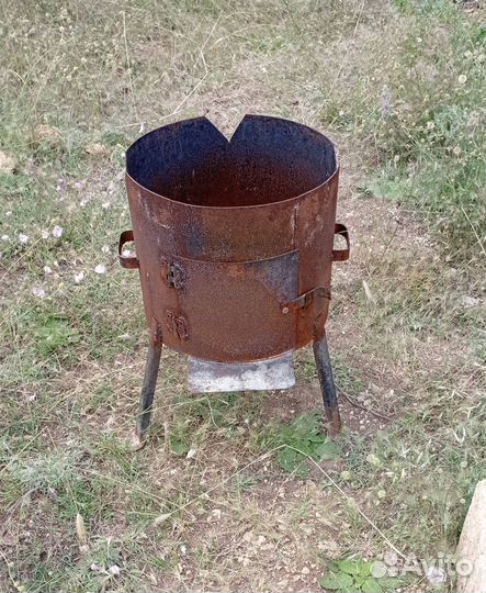 Казан чугун+печка+кастрюля чугун