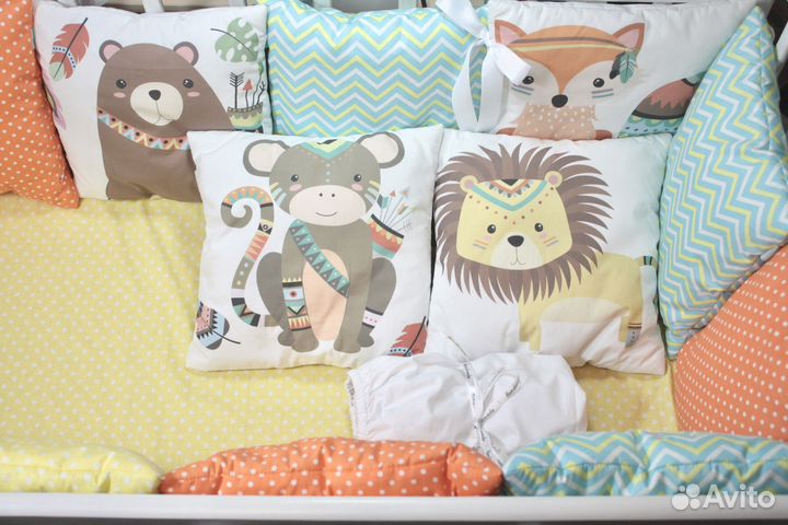 Бортики в кроватку