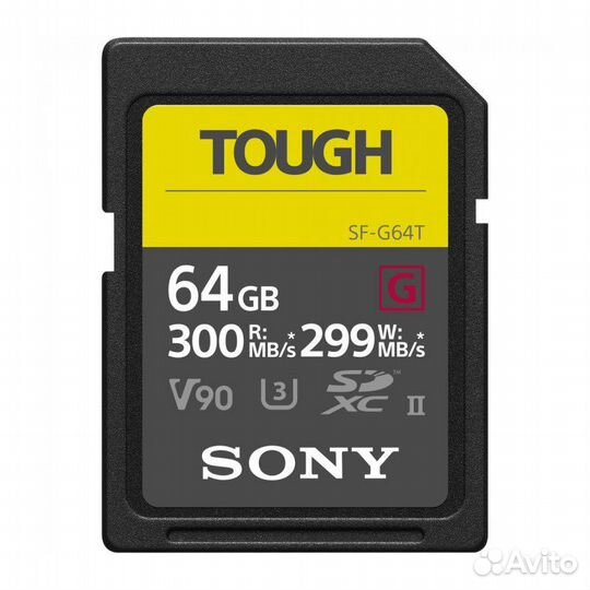Sony 64GB / 128GB 299W/300R MB/s G-series
