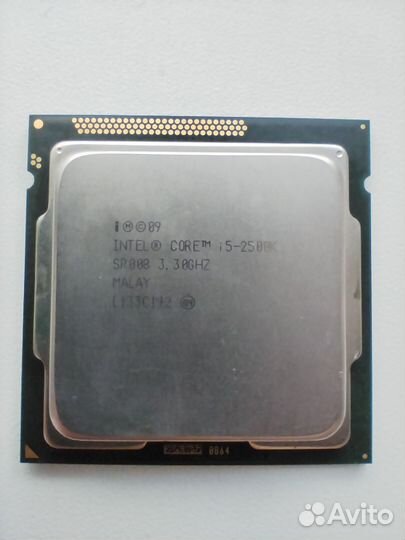 Процессор Intel core i5-2500K