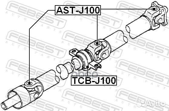 Крестовина toyota cami J100E,J102E,J122E 1999.0