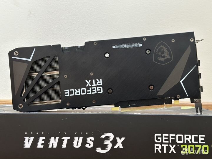 Видеокарта MSI GeForce RTX 3070 Ti ventus